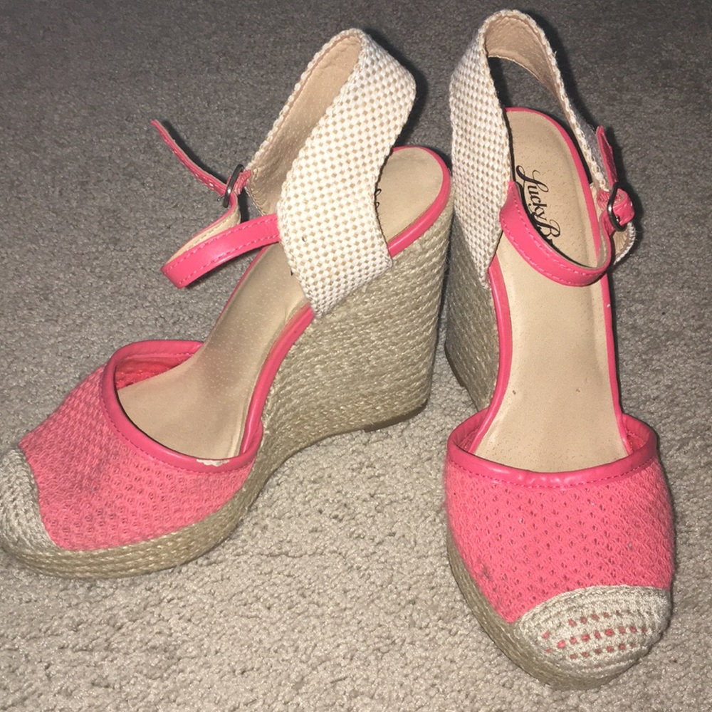 Lucky brand size 7 wedges